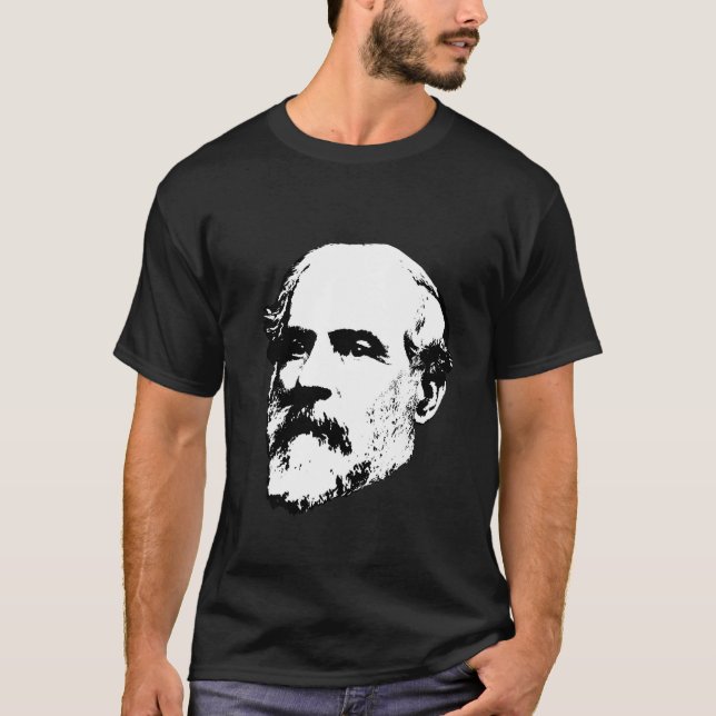 Robert E. Lee -- Ziviler Kriegs-General T-Shirt (Vorderseite)