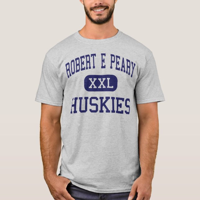 Robert E Peary - Huskies - hoch - Rockville T-Shirt (Vorderseite)