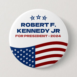 Robert F Kennedey Jr für Präsident 2024 Button