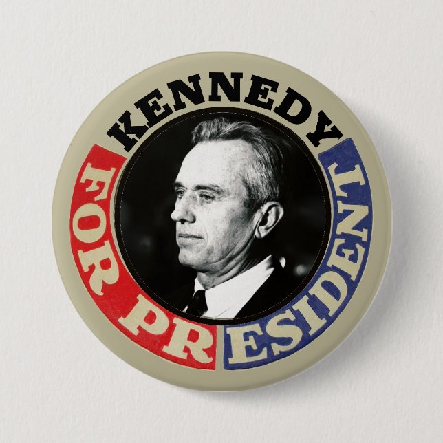 Robert F. Kennedy Jr. für den Präsidenten Button (Vorderseite)