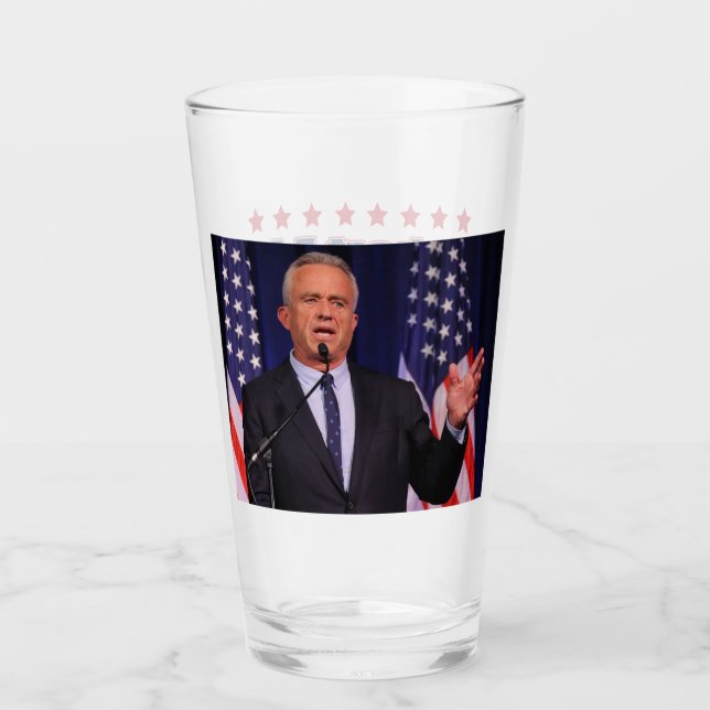 Robert F Kennedy Jr für Präsident Glas (Vorderseite)