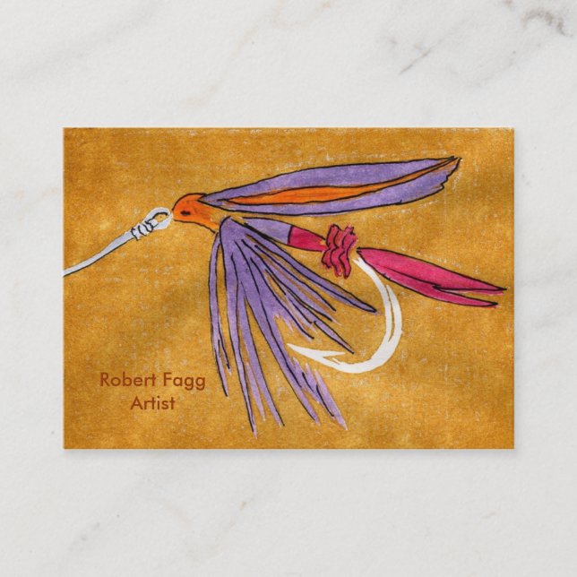 Robert Fagg - Künstler Visitenkarte (Vorderseite)