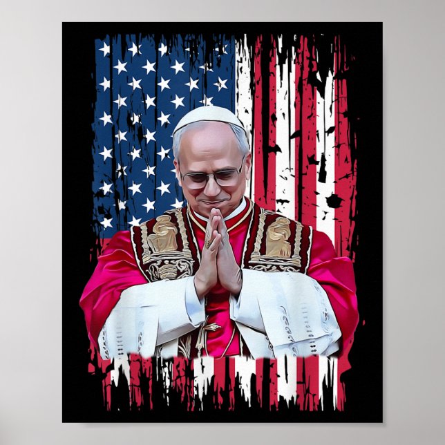 Robert Francis Prevost Americas Pope Poster (Vorne)