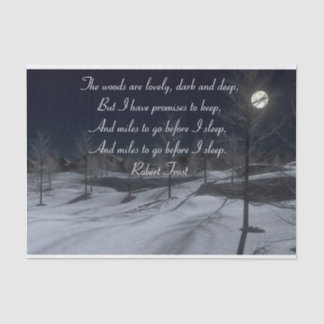 Robert Frost Gift Tissue Paper Seidenpapier