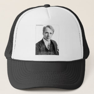 Robert Frost "Road Traveled" Zitat auf Karten und  Truckerkappe