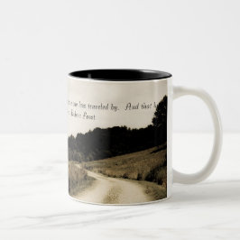 Robert- Frostzitat-Tasse Zweifarbige Tasse