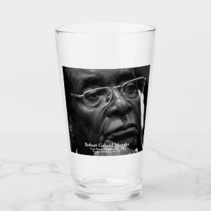 Robert G. Mugabe, Präsident von Simbabwe Glas