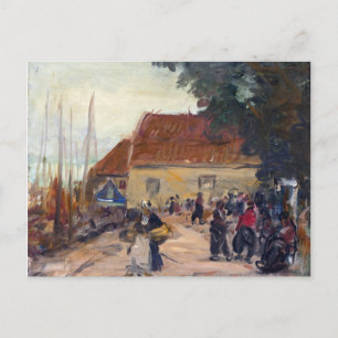 Robert Henri Volendam Street Scene Postkarte