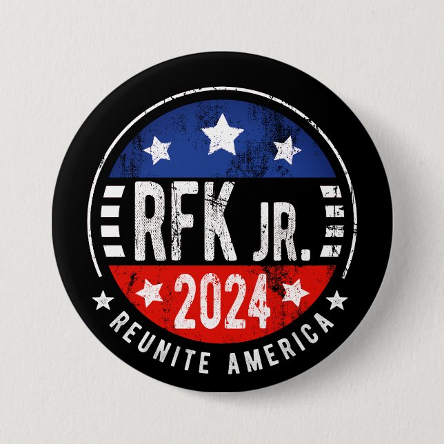 Robert Kennedy, Jr. für Präsident 2024 Button (Vorderseite)