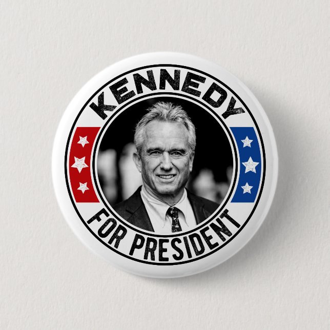 Robert Kennedy, Jr. für Präsident 2024 Button (Vorderseite)