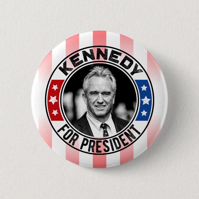 Robert Kennedy, Jr. für Präsident 2024 Button (Vorderseite)