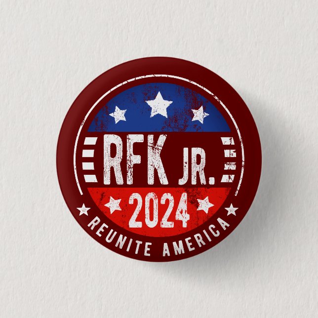 Robert Kennedy, Jr. für Präsident 2024 Button (Vorderseite)