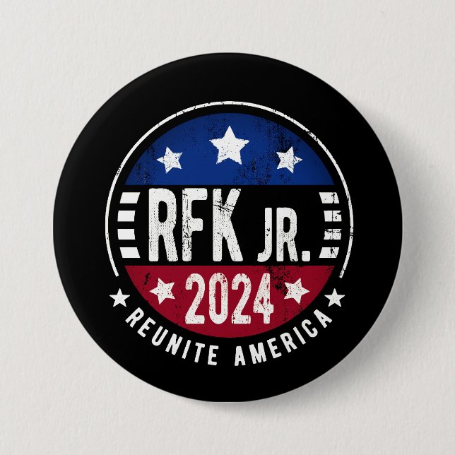 Robert Kennedy, Jr. für Präsident 2024 Button (Vorderseite)