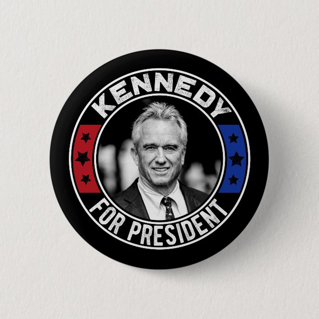 Robert Kennedy, Jr. für Präsident 2024 Button (Vorderseite)
