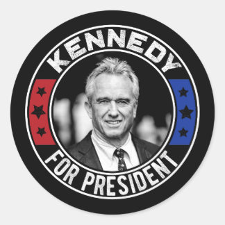 Robert Kennedy, Jr. für Präsident 2024 Runder Aufkleber