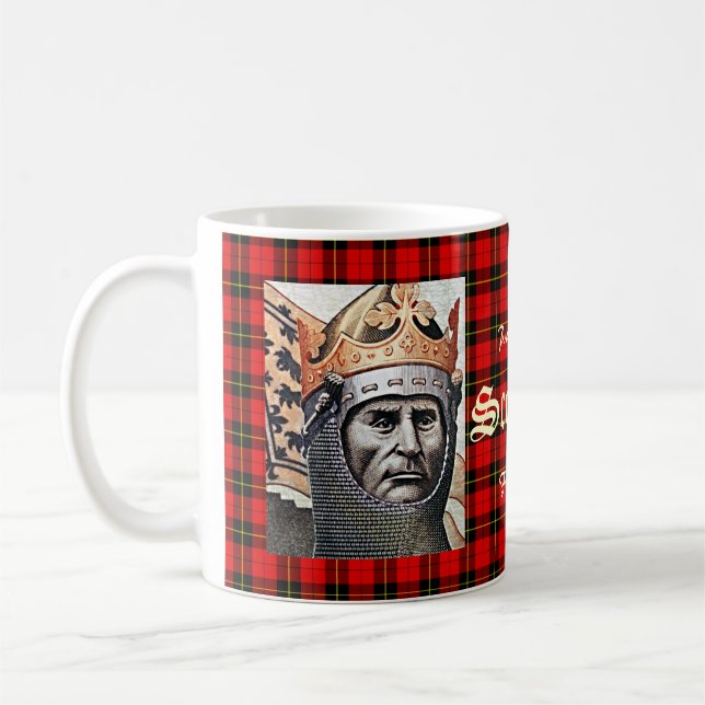 Robert la tasse de tartan de Bruce Wallace (Gauche)