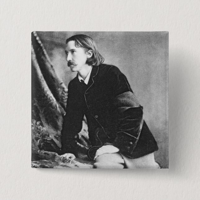 Robert Louis Stevenson Button (Vorderseite)