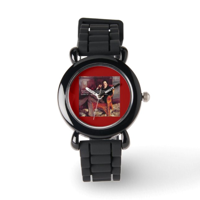 Robert Louis Stevenson CBD Oil Zitat Unisex Watch Armbanduhr (Vorderseite)