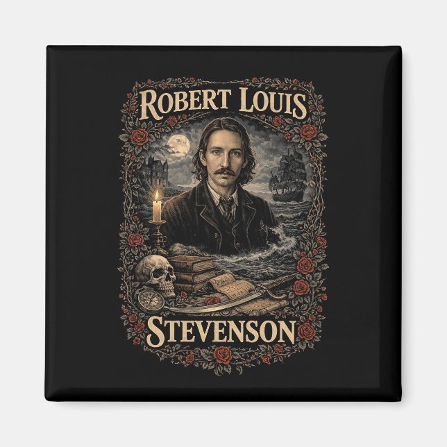 Robert Louis Stevenson Magnet (Vorne)