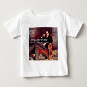 Robert Louis Stevenson & Quote CBD ist Goldenes Öl Baby T-shirt