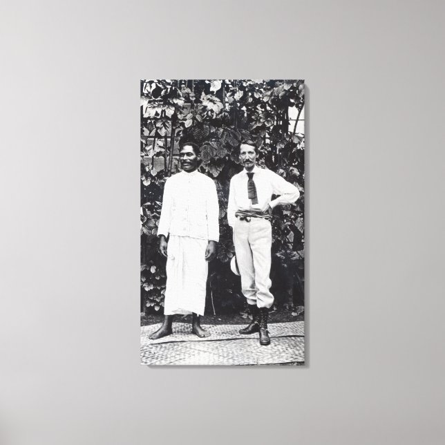 Robert Louis Stevenson und sein Freund Leinwanddruck (Vorderseite)