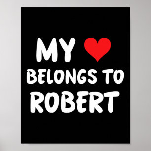 Robert - Mein Herz gehört Robert - Liebe Poster