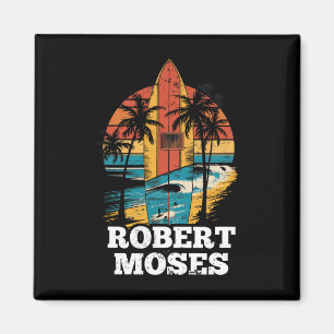 Robert Moses Surfboard Surfen Retro Magnet
