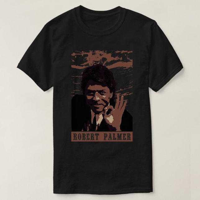 Robert Palmer T-Shirt (Design vorne)
