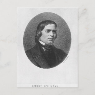 Robert Schumann, 1839 Postkarte