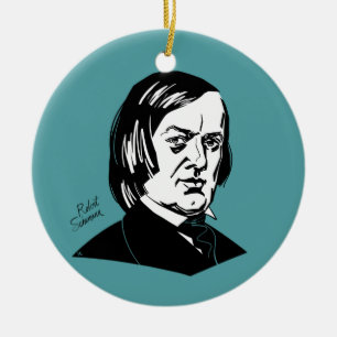 Robert Schumann Keramik Ornament