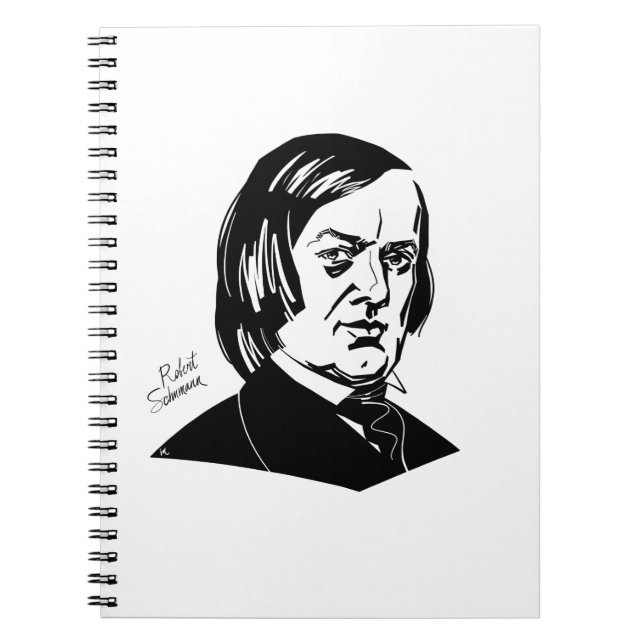 Robert Schumann Notizblock (Vorderseite)