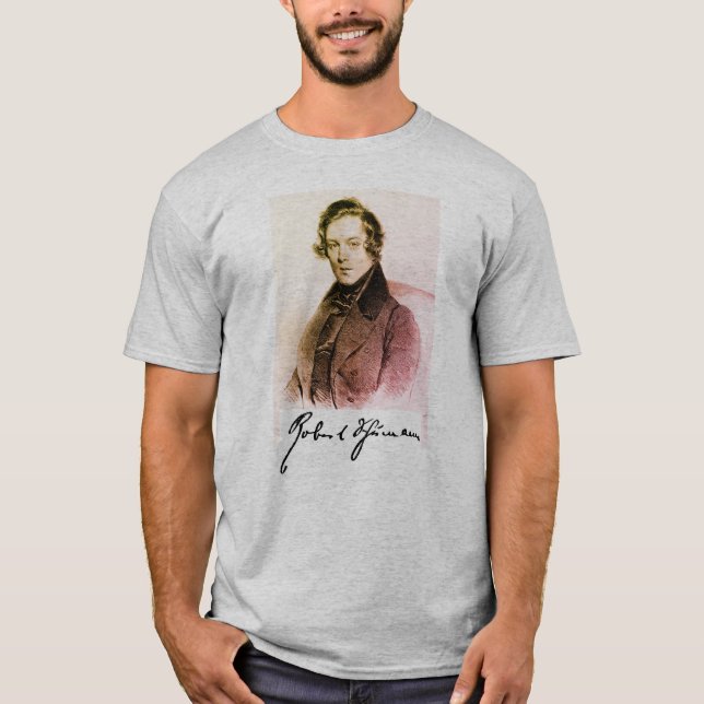 Robert Schumann / Signatur T-Shirt (Vorderseite)