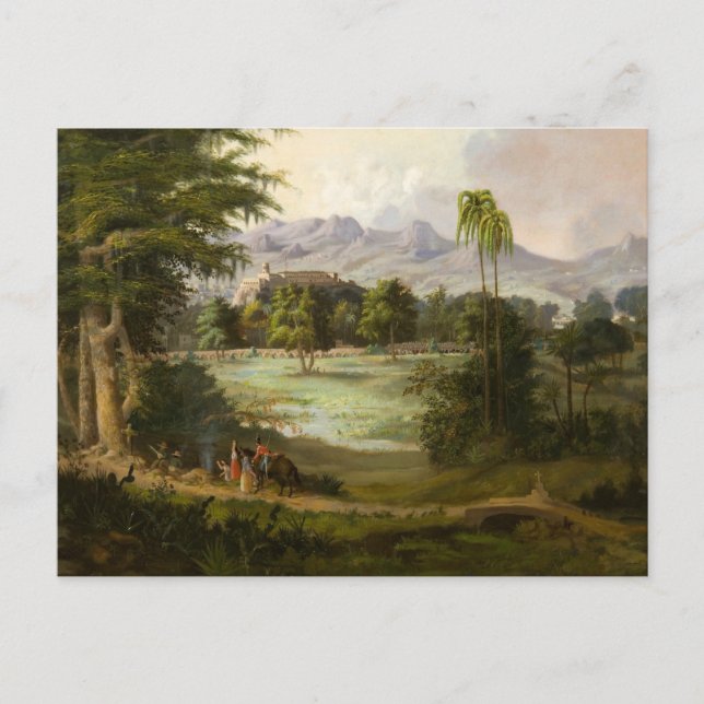 Robert Scott Duncanson - Schloss Chapultpec Postkarte (Vorderseite)