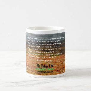 Robert-Service-Zitat Kaffeetasse