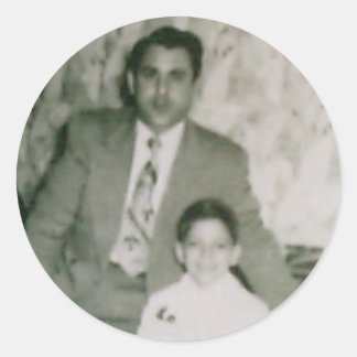 Robert & Unc Runder Aufkleber