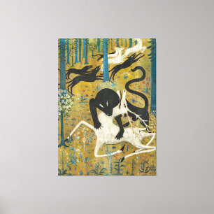 Robert Winthrop Chanler - Leopard and Deer (1912) Leinwanddruck