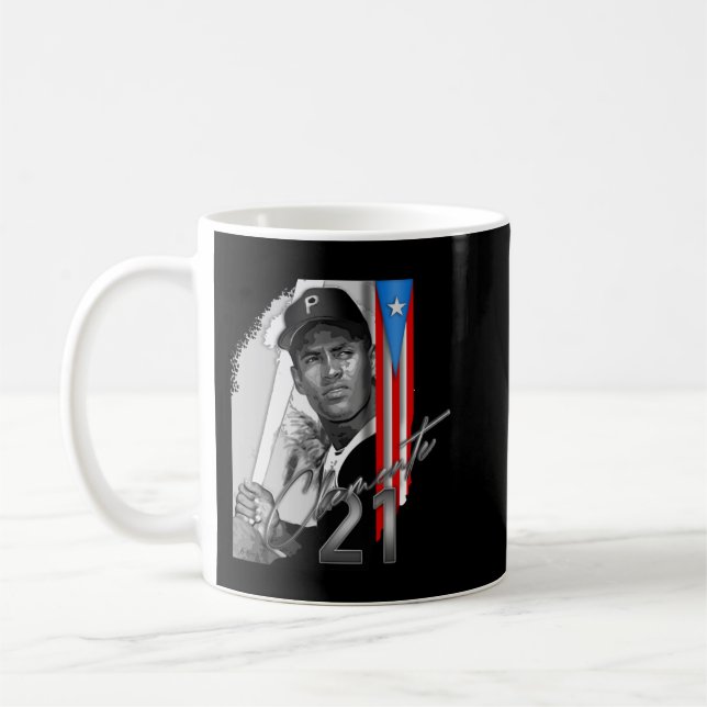 roberto clemente day figa design 21 mlb Classic T  Kaffeetasse (Links)