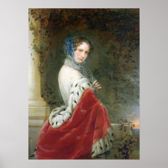 Robertson - Alexandra (Preußische Charlotte) 1852 Poster (Vorne)
