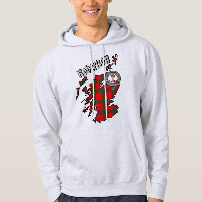 Robertson Clan Abzeichen Adult Hoodie (Vorderseite)