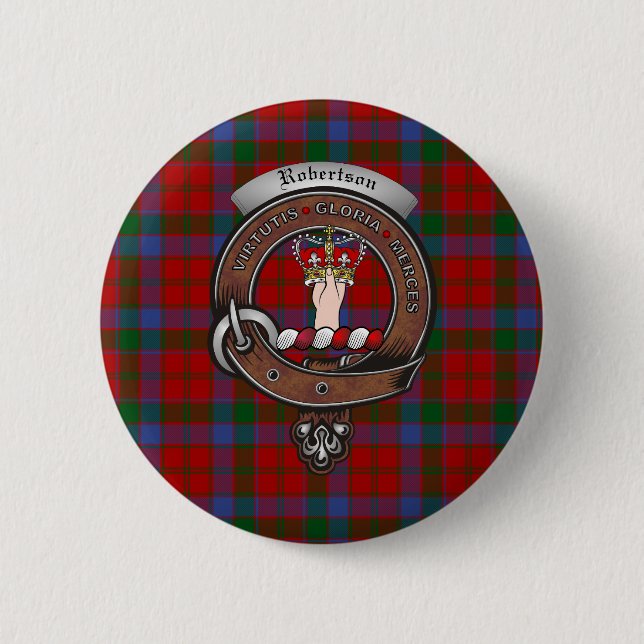 Robertson Clan Abzeichen Buttons (Vorderseite)