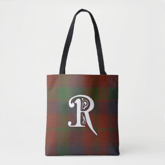 Robertson Clan Tartan Monogram Tasche