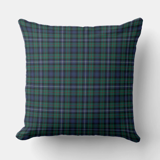 Robertson Hunting Tartan Kariertes Muster Kissen (Vorderseite)