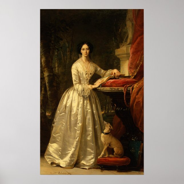 Robertson - Maria Alexandrowna von Russland 1849 Poster (Vorne)