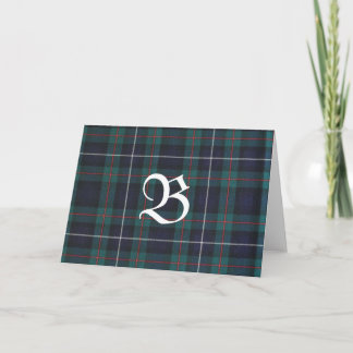 Robertson Modern Junting Tartan Note Card Karte