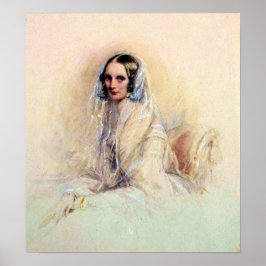 Robertson - Portrait von Kaiserin Alexandra Poster