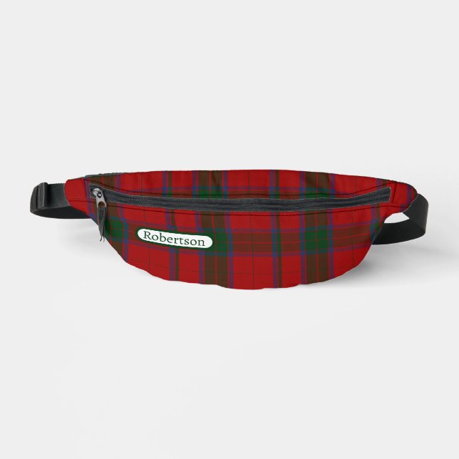 Robertson Tartan Kariert Personalisiert Bauchtasche (Vorderseite)