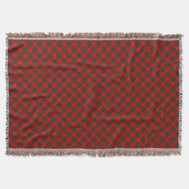 Robertson tartan rot kariert decke (Vorderseite)