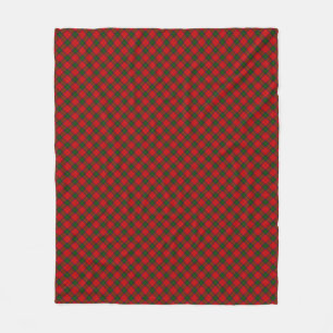 Robertson tartan rot kariert fleecedecke