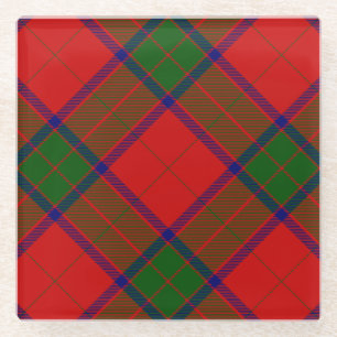 Robertson tartan rot kariert glasuntersetzer