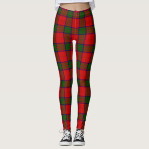 Robertson tartan rot kariert leggings